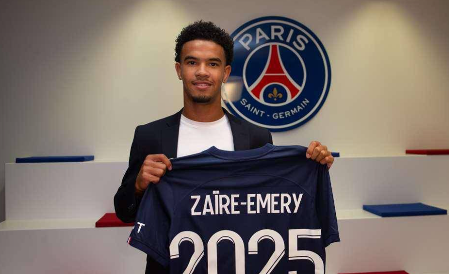 Warren Zaire Emery es el jugador más joven de la historia del equipo París Saint-Germain