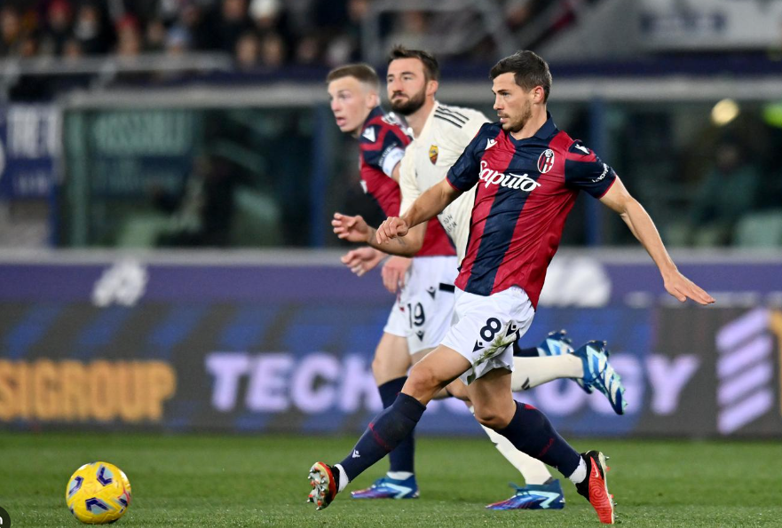 Roma perdió ante el Bolonia 0-2 en la 16 ª ronda de la Serie A.